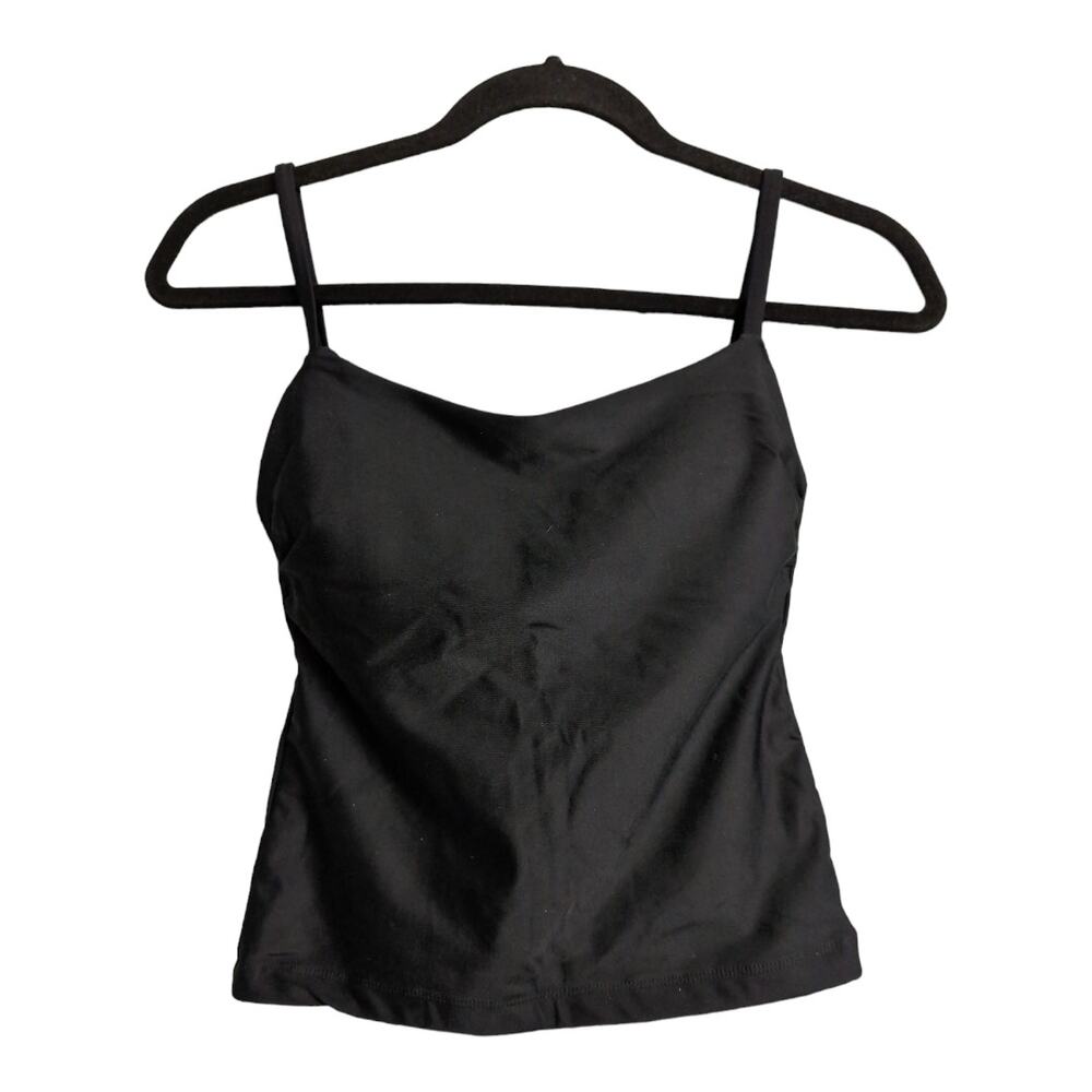 Andie Longline Tank Black Swimwear Bathing Suit Tankini Bikini Size XS New